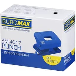 Діркопробивач Buromax пластиковий до 20 арк. чорний (BM.4017-01) - мініатюра 7