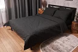 Пододеяльник Moon&Star Бязь Gold Люкс Gray Stripe Двуспальный 175x210 см