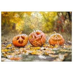 Фигурный пазл из дерева "Хэллоуин" Art Craft PZ006-A3C-AC 180-250 деталей, размер А3