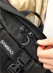 Велика чоловіча поясна сумка бананка для планшета Sambag 38х21 см sum0027311 - мініатюра 6
