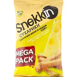 Сухарики Snekkin пшенично-житні зі смаком Сир 150 г 