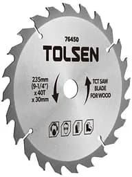 Диск пильний по дереву 254х60Tх30мм Tolsen hoz0013987
