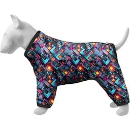 Ветровка для собак Collar Waudog Clothes, рисунок "Бесконечные миры", XS22, В 30-34 см, С 19-21 см