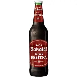 Пиво Bakalar Rezana Desitka Amber Lager полутемное 4.2% 0.5 л