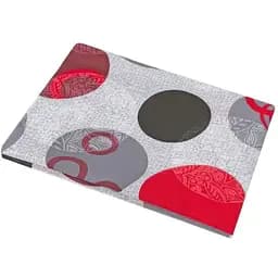 Простыня Iris Home Vila ранфорс 240х220 см красная (svt-2000022305396)