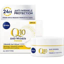 Зміцнюючий денний крем проти зморщок NIVEA Q10 POWER 50 мл (81287)