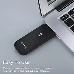 Wi-Fi модем роутер H760UFI-2514 (В1/В3) 4G LTE/3G/2G USB, 150 Мбіт/с, Plug & Play, чорний - мініатюра 5