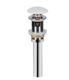 Комплект Qtap Nando LT: Раковина підвісна прямокутна 500х420х130 мм White + Донний клапан PU02O (QT12112173SWN47323) - мініатюра 4