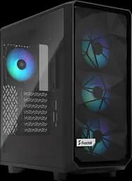 Корпус Fractal Design Meshify 2 Compact Lite RGB Black (FD-C-MEL2C-05)