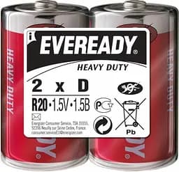 Батарейки Energizer Eveready D Heavy Duty 2 шт.