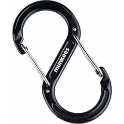 Брелок-карабін Munkees Forged S Black (1012-3275-BK)