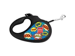 Поводок для собак WAUDOG R-leash ВАУ светоотражающая лента S 5 м (8124-0087-01)