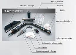 Пароочисник ручної Camry CR 7021 3,5 bar, 1500w, 350мл - мініатюра 8