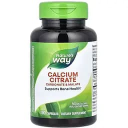 Кальция цитрат Nature's Way 500 мг 100 капсул