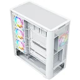 Корпус Modecom VOLCANO AQ400 ARGB MIDI SIDE LCD 6,2”, 4x120 мм fans WHITE без БЖ ATX (MC-A-AQ400-4FA-W) - мініатюра 7