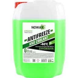 Антифриз Nowax Antifreezee G11 Green готовий розчин 22 кг (NX22003)