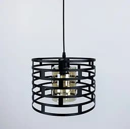 Підвісний світильник з металевим заокругленим каркасом Line.F 12716/1