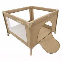 Манеж дитячий квадратний VELANO Cubo beige