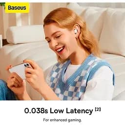 Навушники Baseus Bowie True Wireless Earphones WM05 ANC до 5 годин (NGTW200002) білі - мініатюра 8