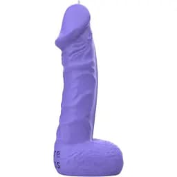 Свічка у вигляді члена Pure Bliss Mini Violet 15 см