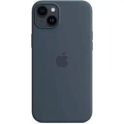 Оригінальний силіконовий чохол Apple Silicone Case MagSafe для iPhone 14 Plus (6.7") Storm Blue MPT53ZE/A
