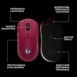 Миша Logitech G Pro 2 LightSpeed Wireless Pink (910-007309) - мініатюра 6