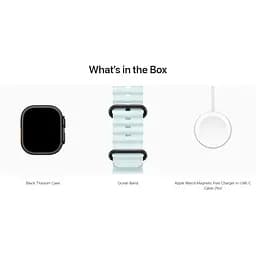 Смарт-годинник Apple Watch Ultra 2 49mm Black Titanium Case with Ice Blue Ocean Band [MYTC3+MYP83] [114882] - мініатюра 4