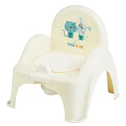 Детский горшок - стульчик Кот и Пес Желтый