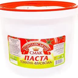 Томатная паста Королівський смак Власовская 25% 960 г