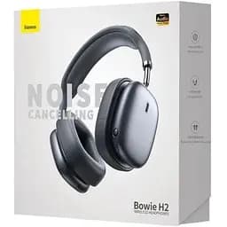 Бездротові навушники Baseus Bowie H2 з шумозаглушенням gray 42911 - мініатюра 2
