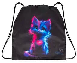 Мішок для змінного взуття для дівчинки з Котиком School Standard MSS-35