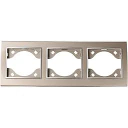 Рамка Brille тройная шампань LB-3F iv