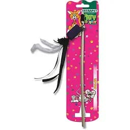 Іграшка для котів Tatrapet Caty funny дражнилка зі стрічками та дзвіночком 40 см 