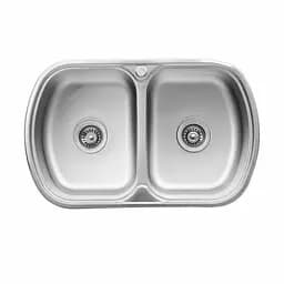 Кухонная мойка из нержавеющей стали Platinum сатин 7749D (0,8/180 мм), Satin
