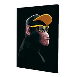 Комплект картин за номерами Riviera Blanca Gangster Monkey (ITR-099) 3 шт в наборі - мініатюра 3