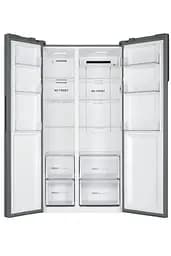 Холодильник Haier SBS, 177.5x90.8х64.7, холод.відд.-337л, мороз.відд.-177л, 2дв., А++, NF, інв., дисплей, сріблястий - мініатюра 4