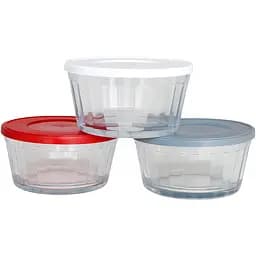 Емкость Nadir Americano стеклянная с крышкой 600 мл, в ассортименте (80004010)