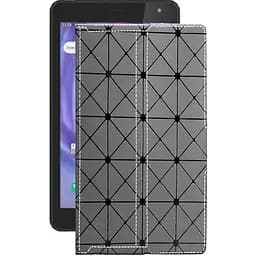 Чехол StatusCASE из экокожи для планшета Prestigio Seed A7 (PMT4337) Серый ромб