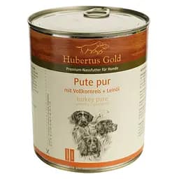 Вологий корм для собак Hubertus Gold Індичка з рисом 800 г - мініатюра 2