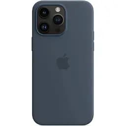 Оригінальний силіконовий чохол Apple Silicone Case MagSafe для iPhone 14 Pro Max (6.7") Storm Blue MPTQ3ZE/A - мініатюра 4