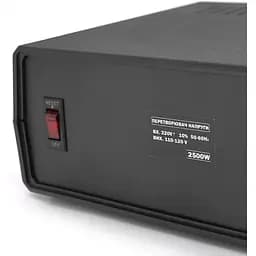Перетворювач напруги понижуючий Merlion PN-2500, Input 220 V/Output 110V, 2500W, трансформаторний - мініатюра 2