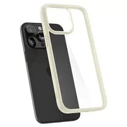 Прозорий чохол Spigen Ultra Hybrid Mute Beige для iPhone 15 Pro (ACS06712) - мініатюра 2