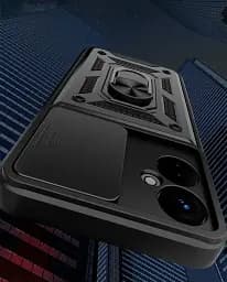 Панель BeCover Military для Tecno Spark 9 Pro (KH7n) Black (710006) - мініатюра 6