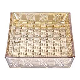 Блюдо для закусок Lirmartur скляне 27,5*13,5*2,5 см, hexagon Yiwu HP-YH-56 - мініатюра 3