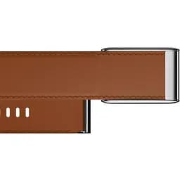 Ремінець ArmorStandart Leather Loop для Whoop 5.0 / MG Chestnut with Silver (ARM90088) - мініатюра 3
