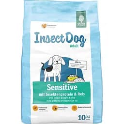 Сухий вегетаріанський корм для собак Green Petfood Insect dog Adult Sensitive з протеїном комах та рисом 10 кг