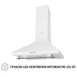 Витяжка купольна Perfelli K 6432 WH 850 LED RETRO - мініатюра 3