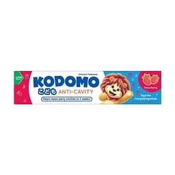 Дитяча зубна паста Lion Kodomo Anti Cavity Полуниця для дітей з 6 місяців