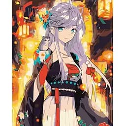 Картина по номерам ArtCraft Гейша из района Гион 10329-AC 40х50 см