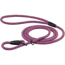 Поводок-удавка для собак Barksi Active из альпинистского шнура (длина 183 см диаметр 9 мм) розовый